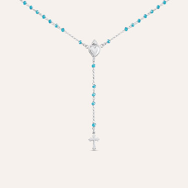 Collana Rosario Silver Soul Argento Rodiato Cristallo - Collane Rosario Donna | Stroili